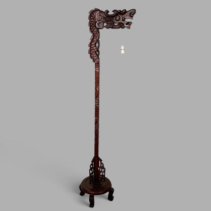 Chinese Carved Dragon Floor Lamp – view 10