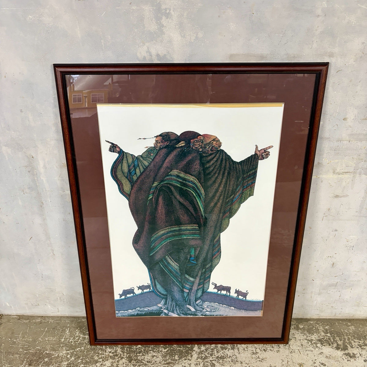 Charles Bibbs ‘The Herdsmen’ Framed Art Print – 79 × 104 cm – original photograph 2