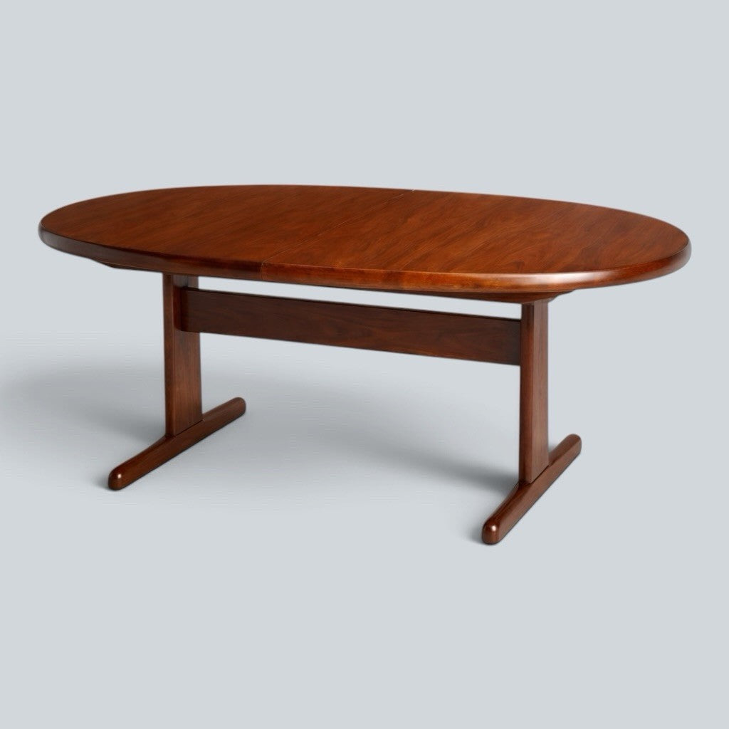 Skovby Danish Rosewood Oval Extending Dining Table – original photograph 3