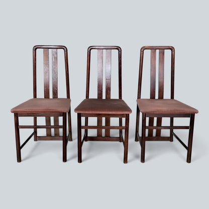 Primo London Mid Century High-Back Dining Chairs – Set of Three – view 2