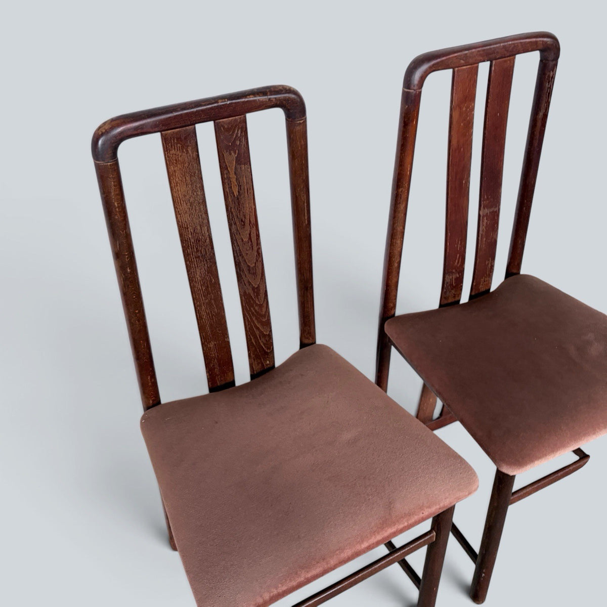 Primo London Mid Century High-Back Dining Chairs – Set of Three – view 3