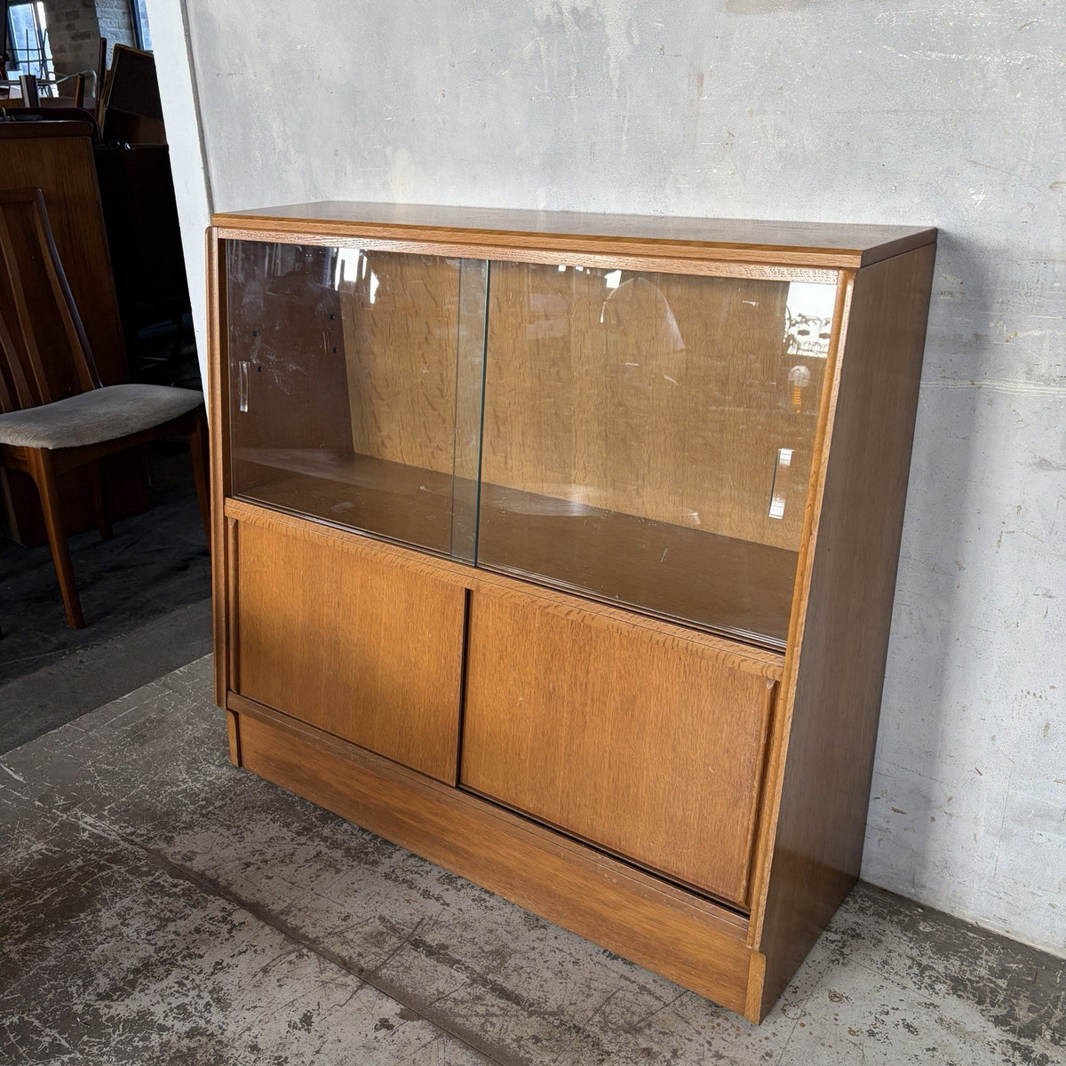 Mid Century G Plan Brandon Blonde Oak Bookcase | E Gomme – original photograph 2