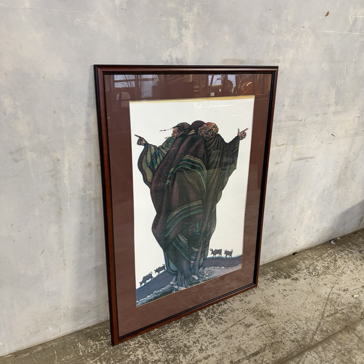 Charles Bibbs ‘The Herdsmen’ Framed Art Print – 79 × 104 cm – original photograph 4