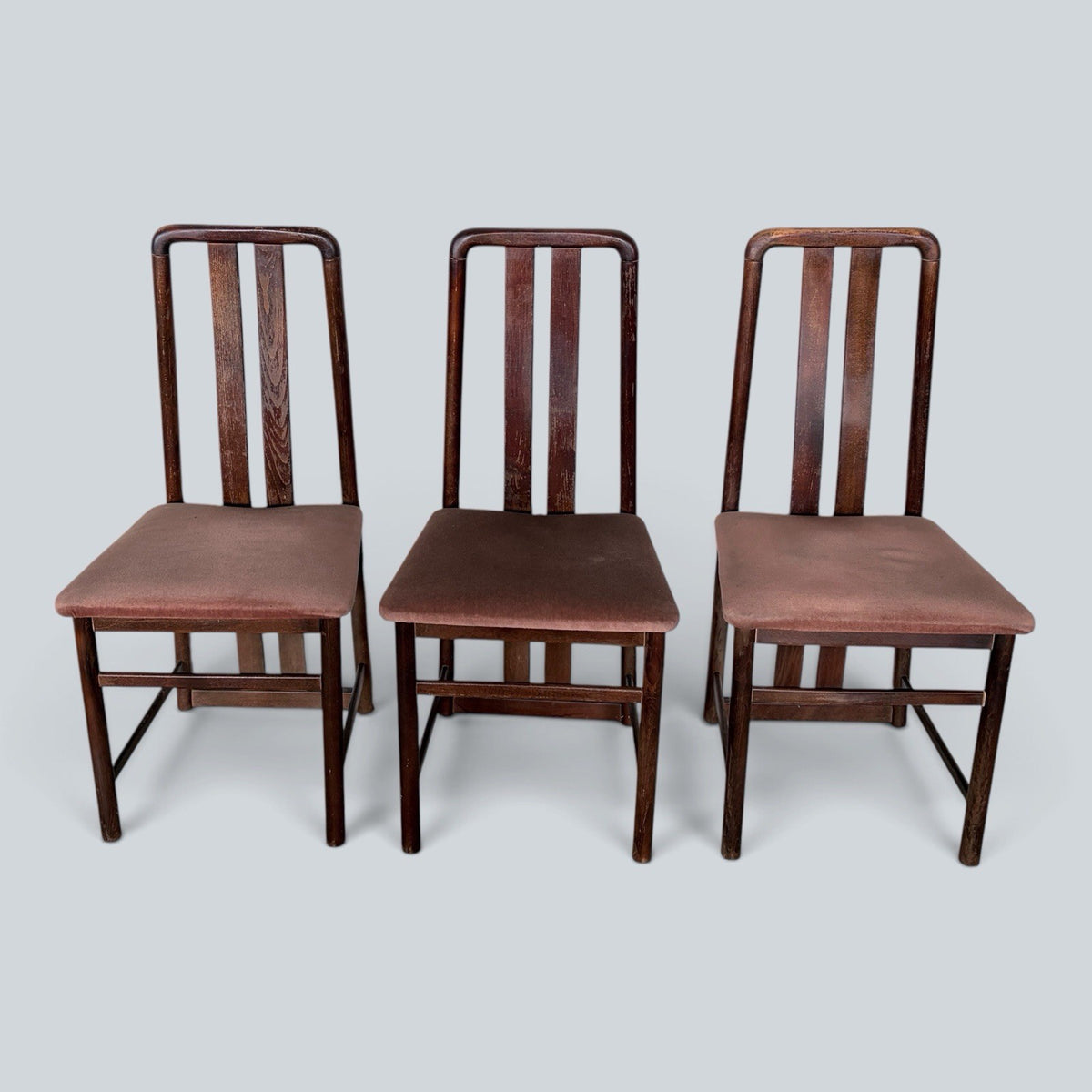 Primo London Mid Century High-Back Dining Chairs – Set of Three – view 6