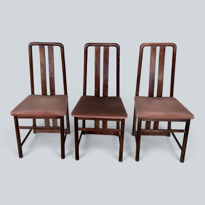 Primo London Mid Century High-Back Dining Chairs – Set of Three – view 6
