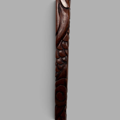 Chinese Carved Dragon Floor Lamp – view 7