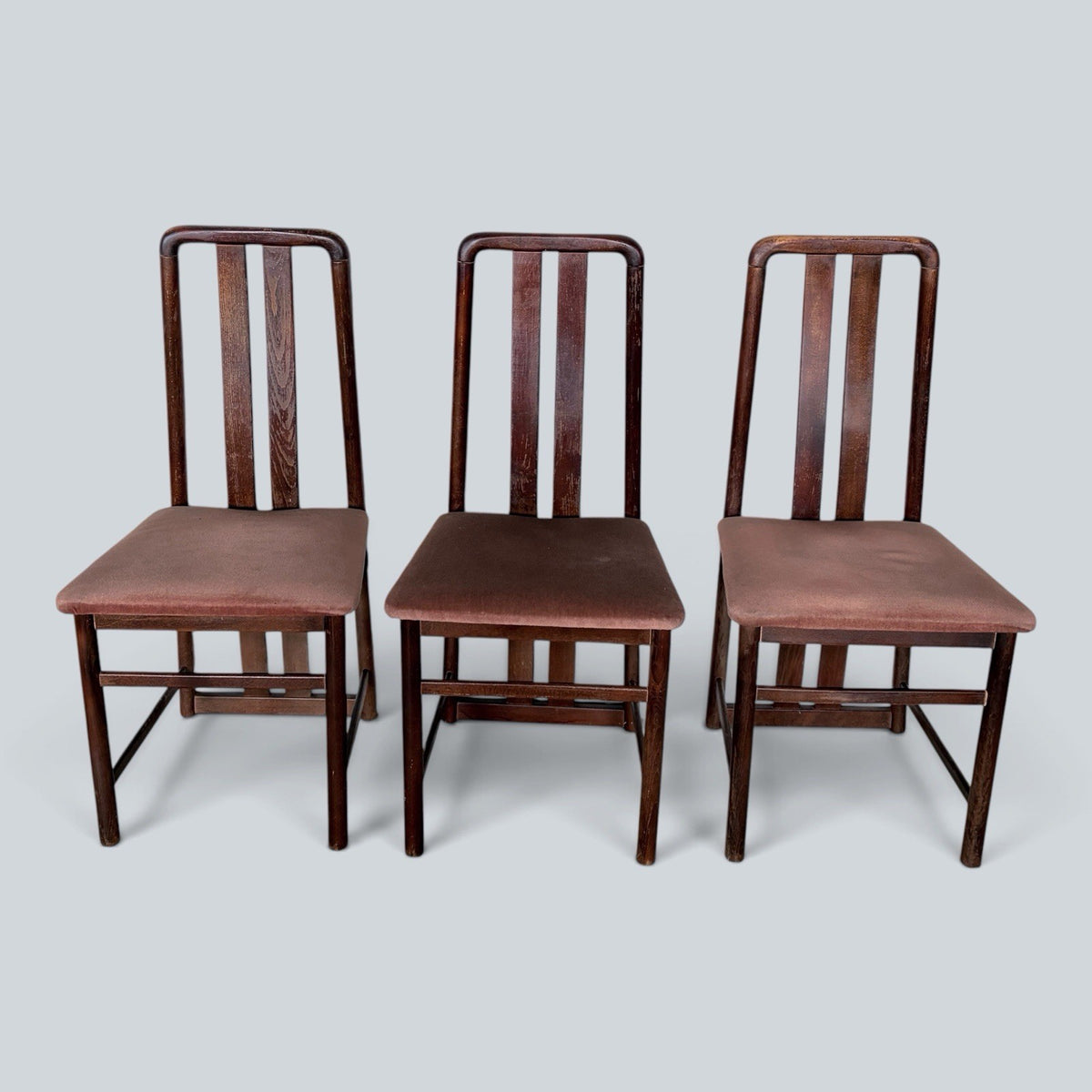 Primo London Mid Century High-Back Dining Chairs – Set of Three – view 8