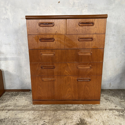 Meredew Mid Century Teak Tallboy Chest of Drawers – Price Per Chest – original photograph 3