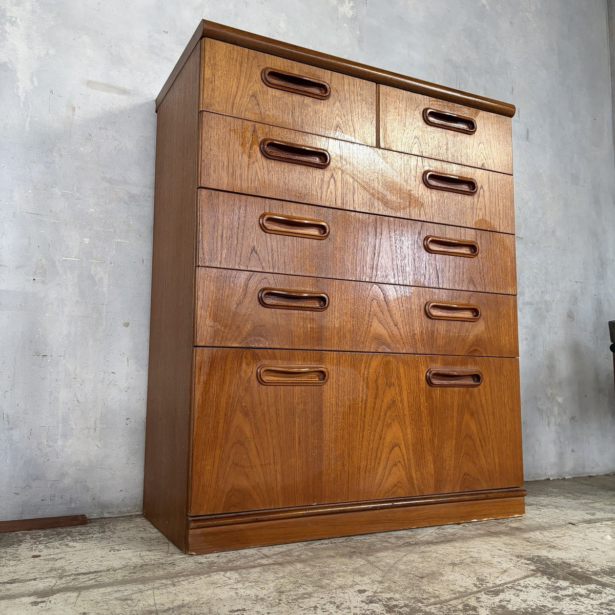 Meredew Mid Century Teak Tallboy Chest of Drawers – Price Per Chest – original photograph 7