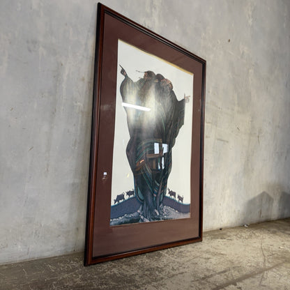 Charles Bibbs ‘The Herdsmen’ Framed Art Print – 79 × 104 cm – original photograph 6