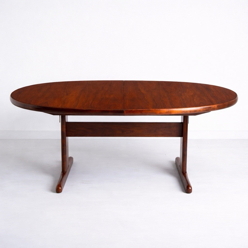 Skovby Danish Rosewood Oval Extending Dining Table – original photograph 9