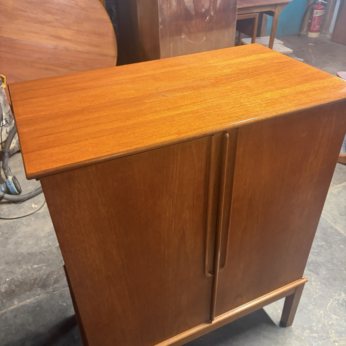 Mid Century Danish Teak Drinks Cabinet – view 8
