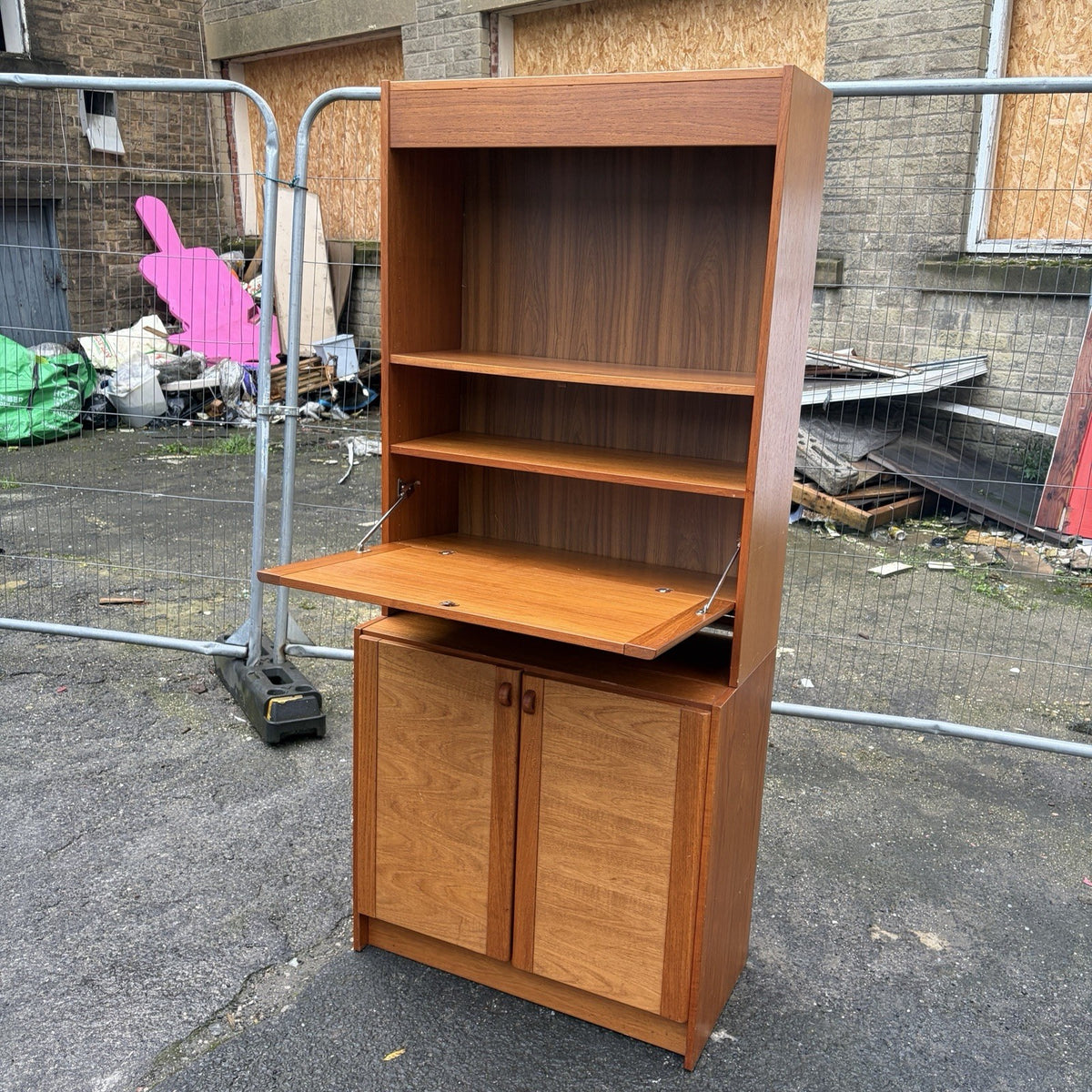 Domino Møbler Teak Cocktail Cabinet & Wall Unit – view 8