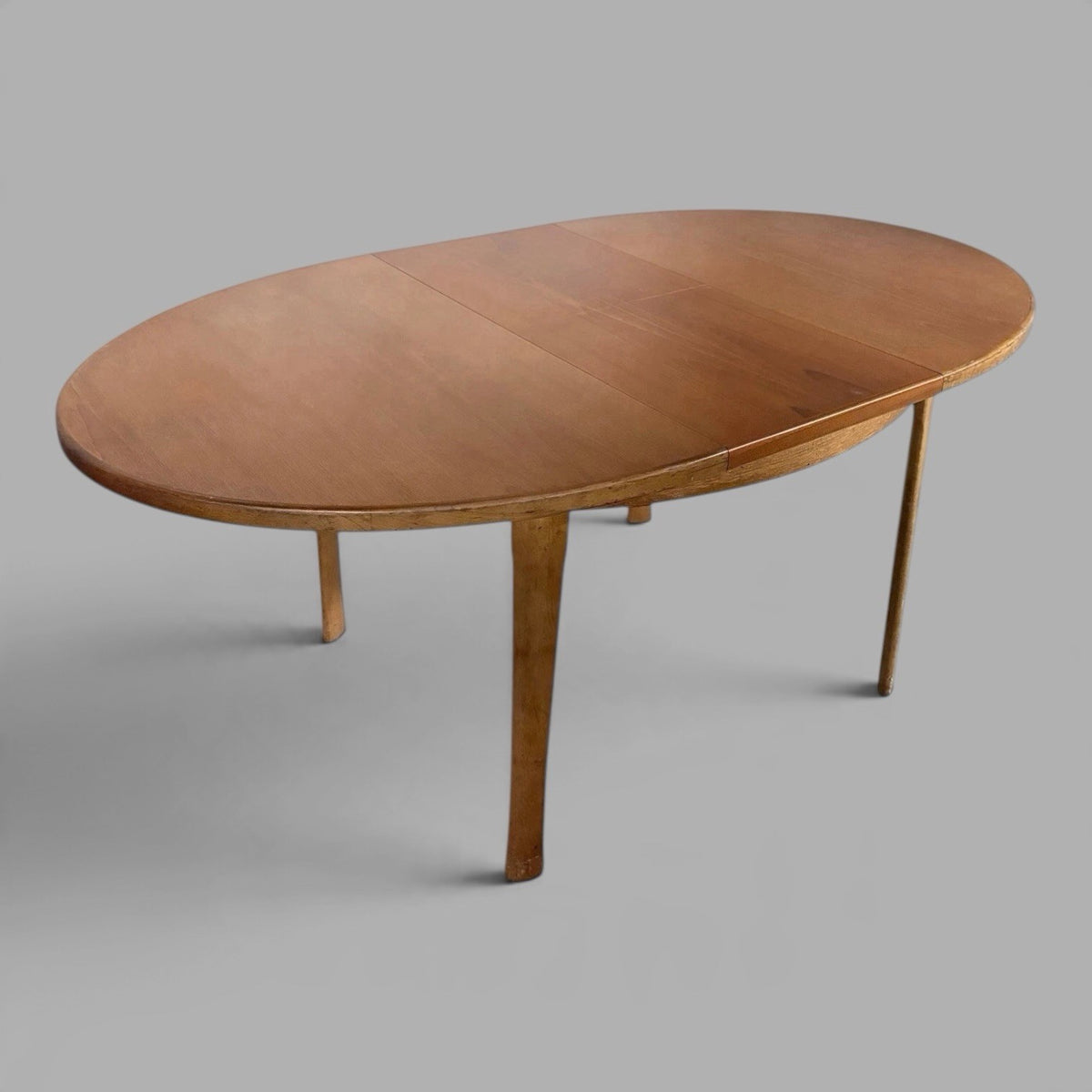 Mid Century Sutcliffe of Todmorden Teak Oval Extending Dining Table – original photograph 9