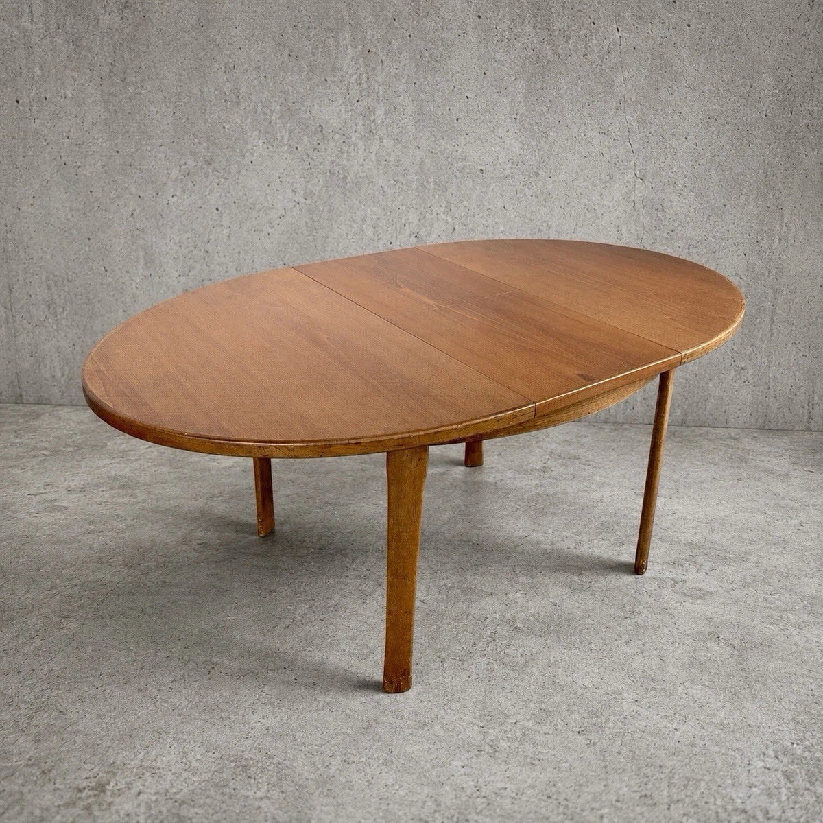 Mid Century Sutcliffe of Todmorden Teak Oval Extending Dining Table – original photograph 3