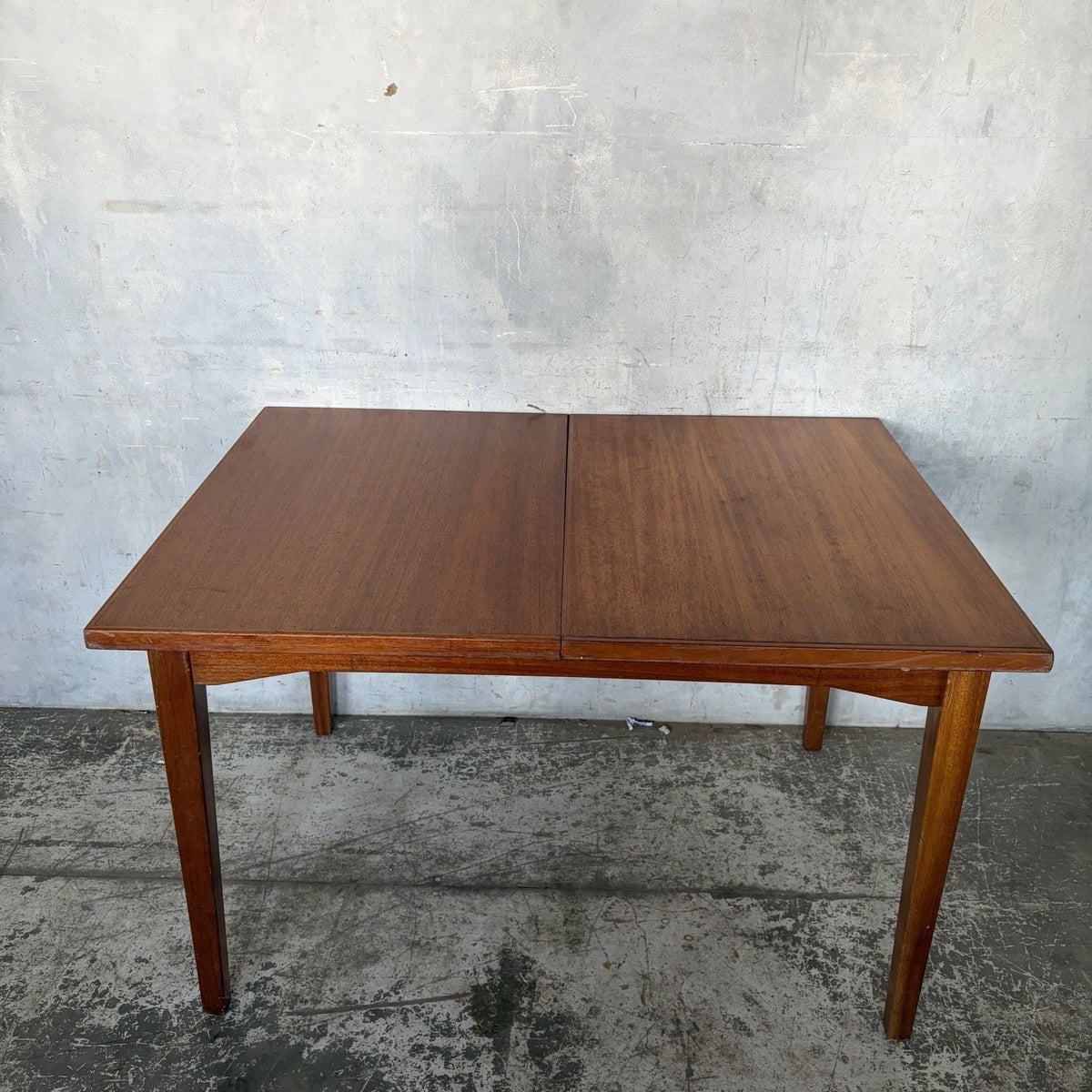 Mid-century Uniflex teak extending dining table – view 2