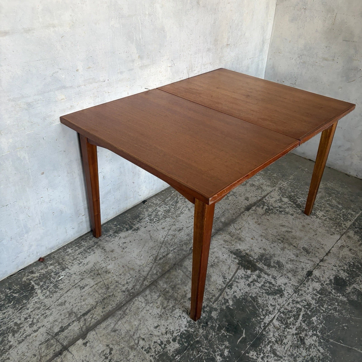 Mid-century Uniflex teak extending dining table – view 5