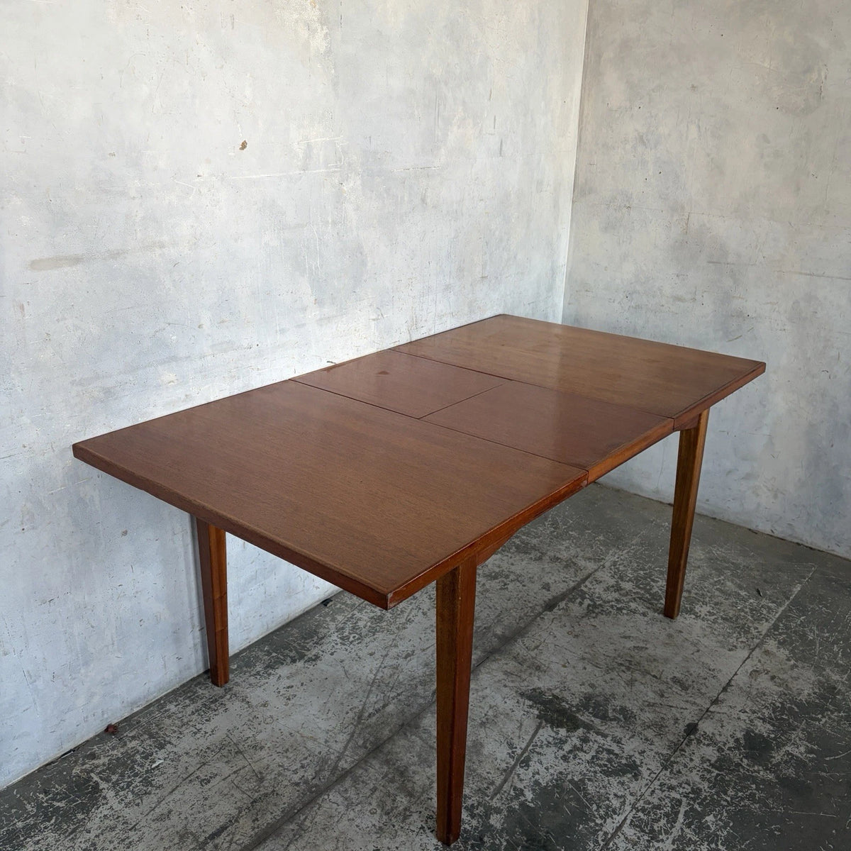 Mid-century Uniflex teak extending dining table – view 6